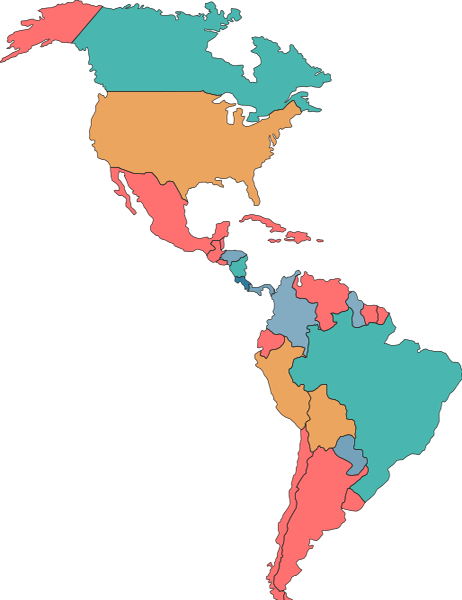 Mapa de America